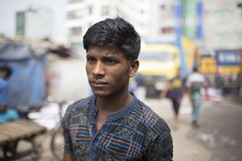 Rafiq Ahmad (14), Straßenkind in Dhaka