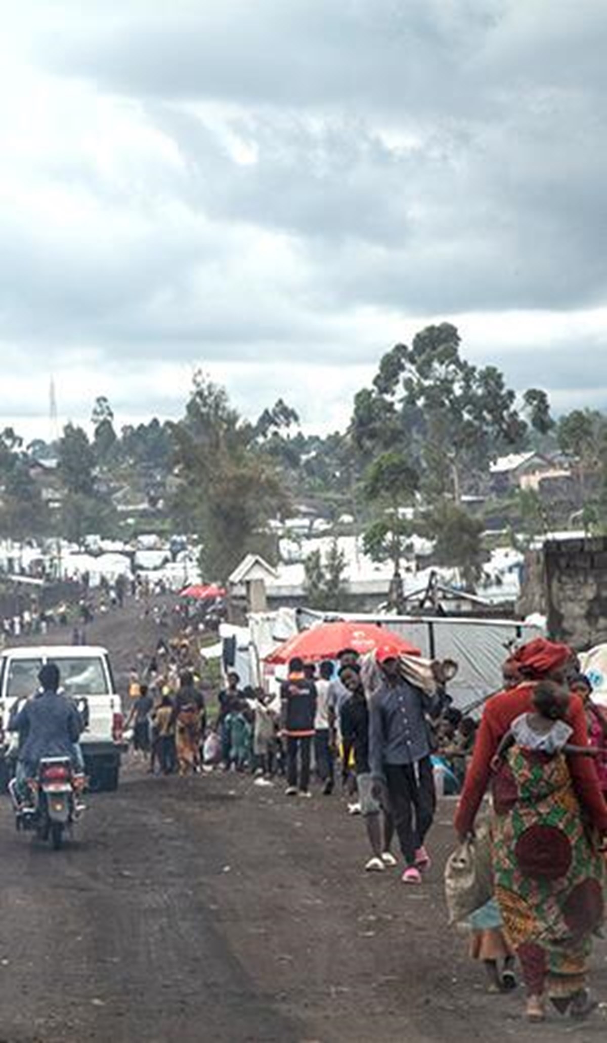 Camp für Geflohene in Goma (Foto: Caritas International)